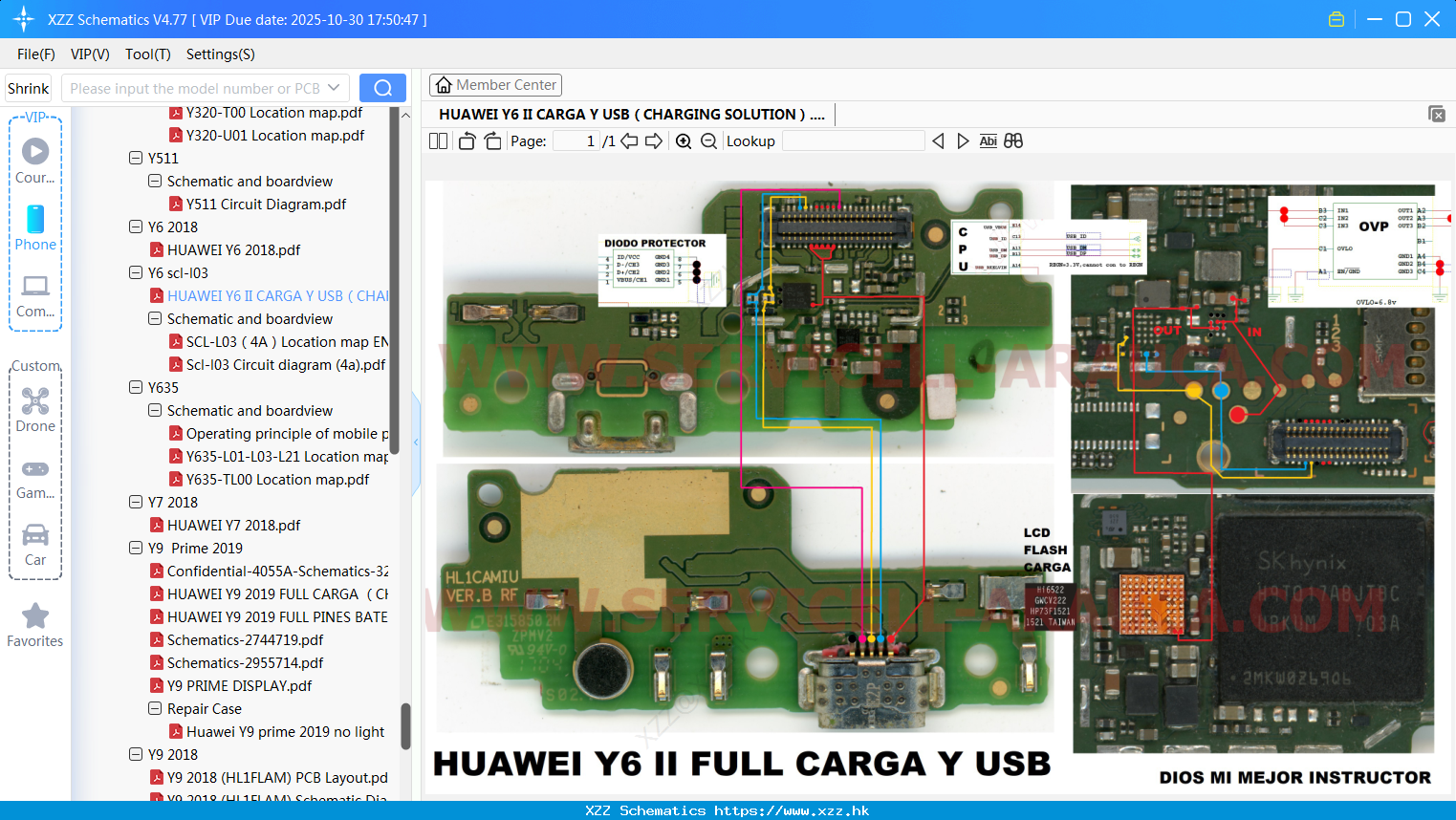 HUAWEI Y6 II CARGA Y USB（CHARGING SOLUTION）